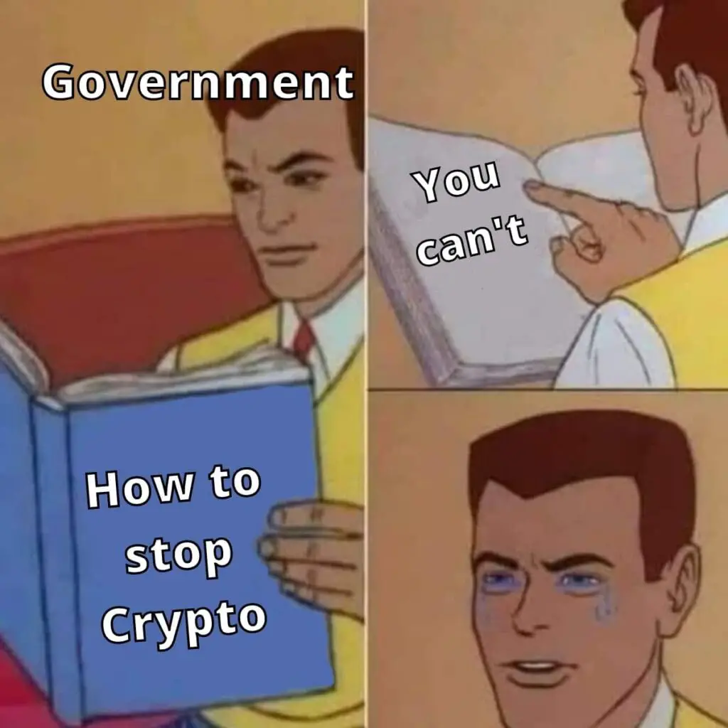 Crypto Meme on Peter Parker Reading Book & Crying