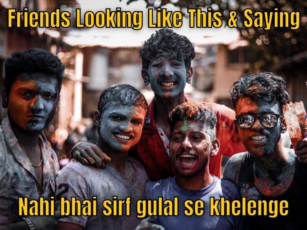 Gulal Meme on Holi