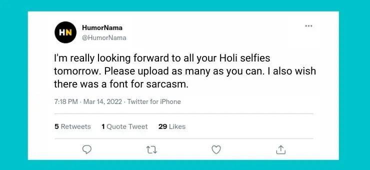 Holi Joke on Selfies