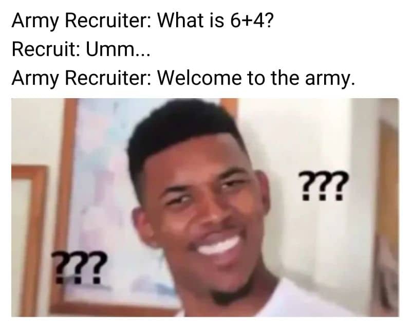 Army Recruiter Interview Meme