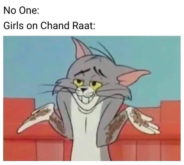 Chand Raat Meme on Eid