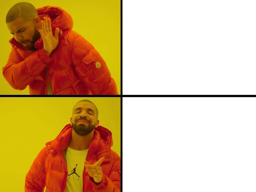 Drake Hotline Bling Meme Template