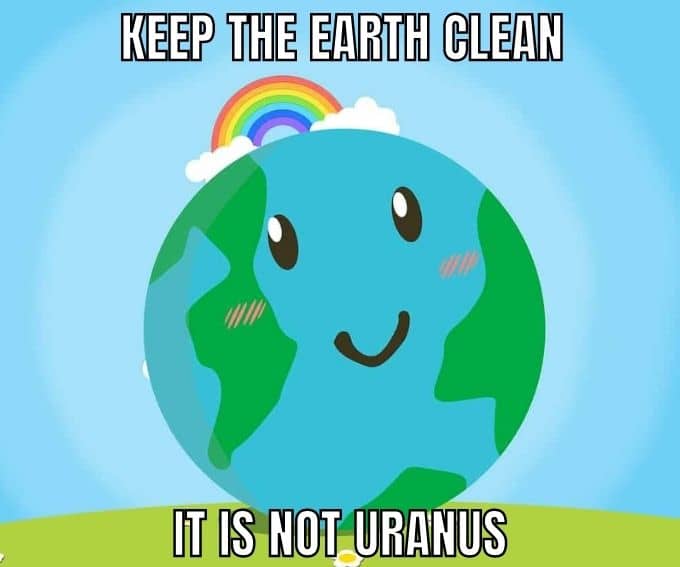 Earth Day Meme on Uranus