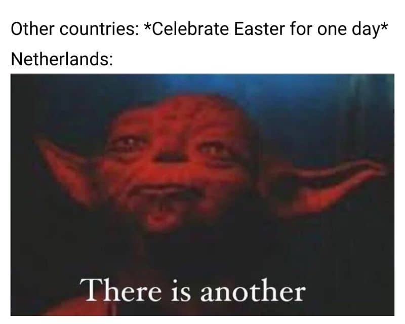 Easter Celebration Meme on Netherlands