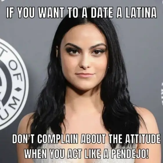 non latino dating a latina meme