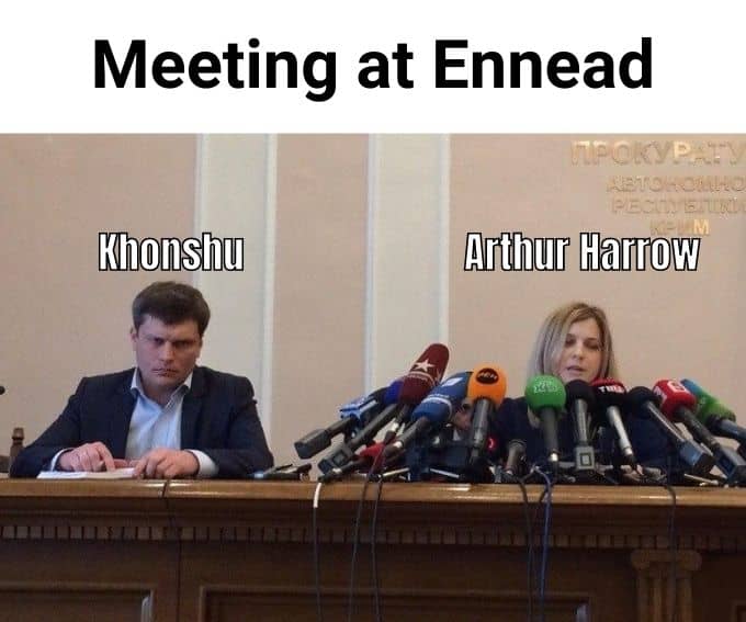 Meeting at Ennead Meme on Moon Knight