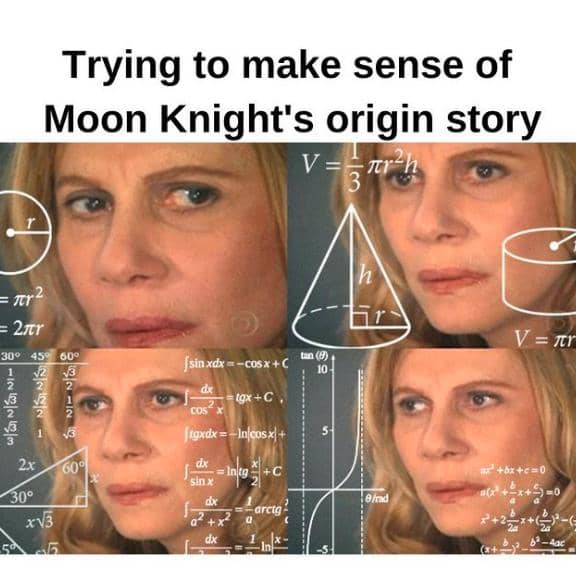 Moon Knight Origin Meme