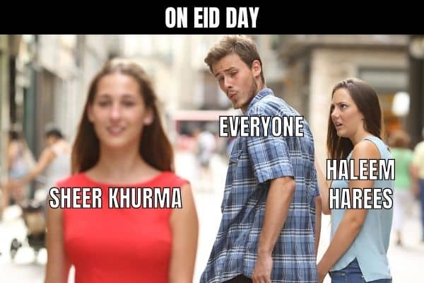 Sheer Khurma Meme on Eid