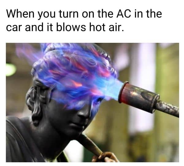 AC Meme on Car