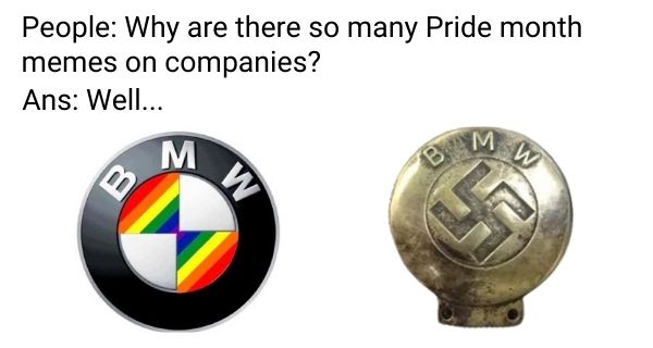 BMW Pride Month Meme