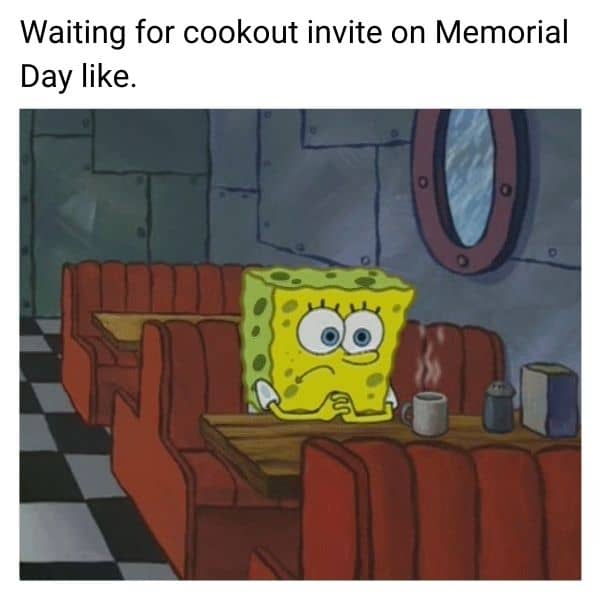 Cookout Meme on Memorial Day