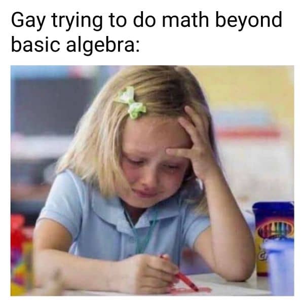 Gay Meme on Maths