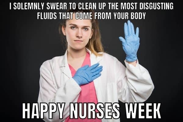 Happy Nurses Week Meme on Oath