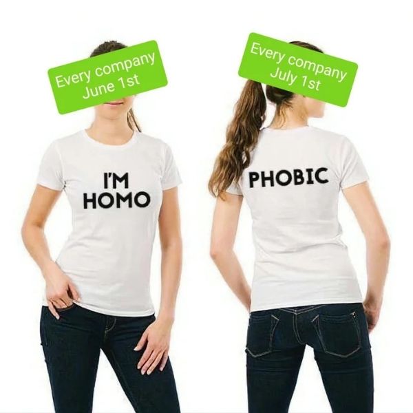 Homophobic Company Meme on Pride Month