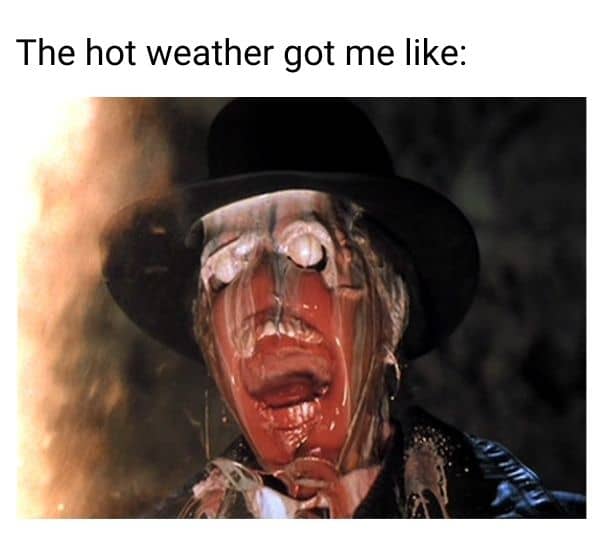Hot Weather Meme on Summer