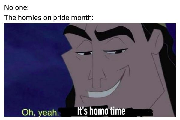 Its Pride Month Meme on Homo