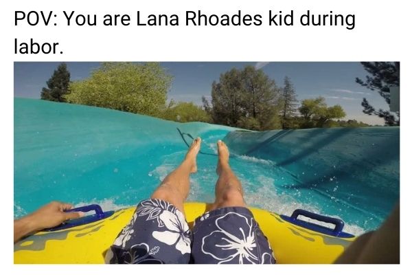 Lana Rhoades Child Birth Meme