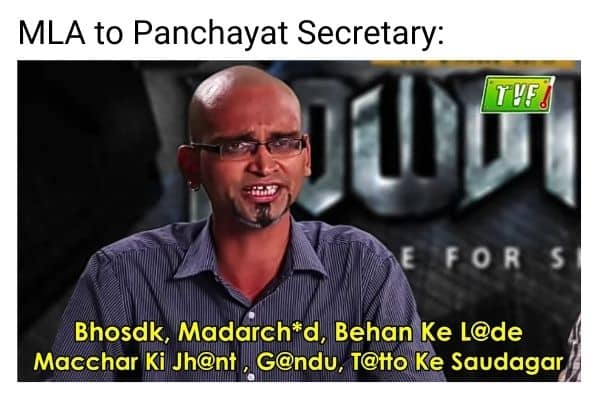 MLA Meme on Panchayat 2