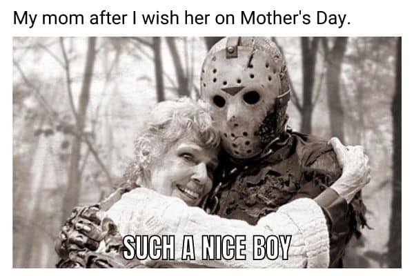 Mothers Day Meme on Jason Voorhees