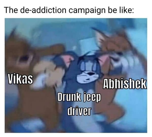 Panchayat 2 Meme on de-addiction campaign