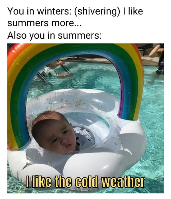 Summer vs Winter Meme