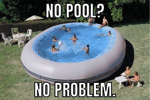 Swimming Pool Meme on Summer