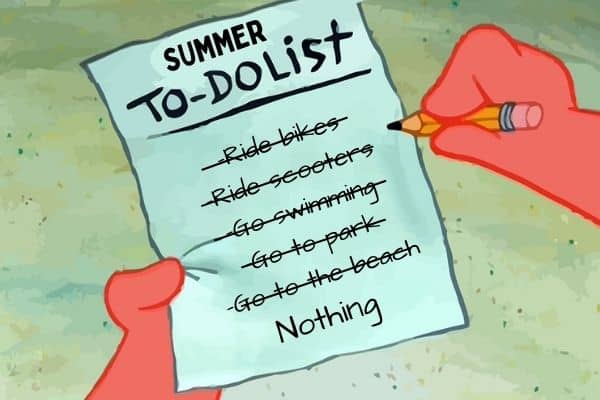 What I Did This Summer Meme
