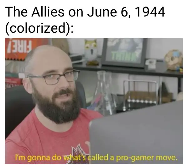Allies Meme on D-Day