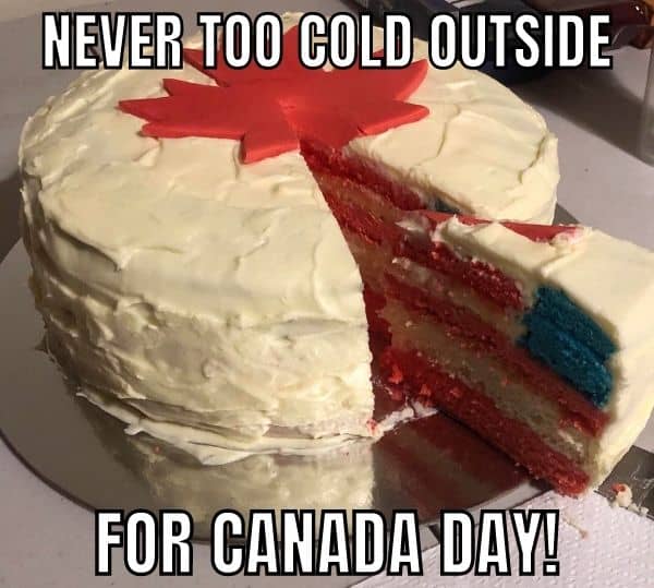 Canada Day Cake Meme