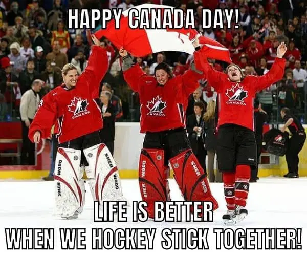 Canada Day Hockey Meme