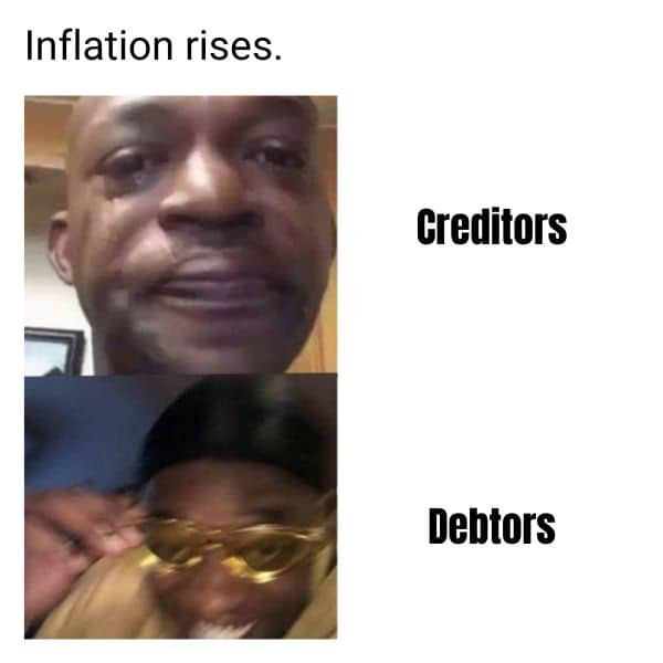 Creditors and Debtors Meme