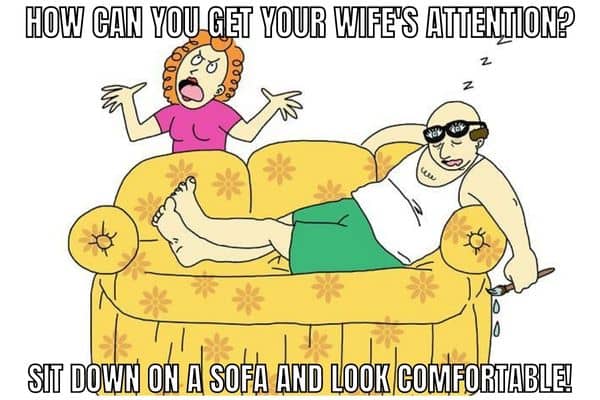 Dad Joke Meme on Husband Wife