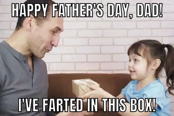 Dad farting Meme on Father Day Gift