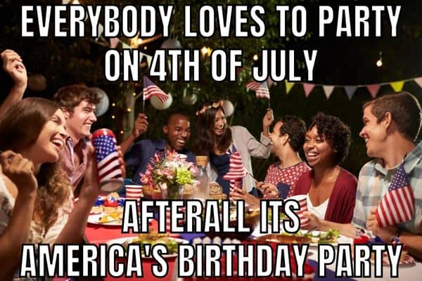 Fourth Of July Party Meme