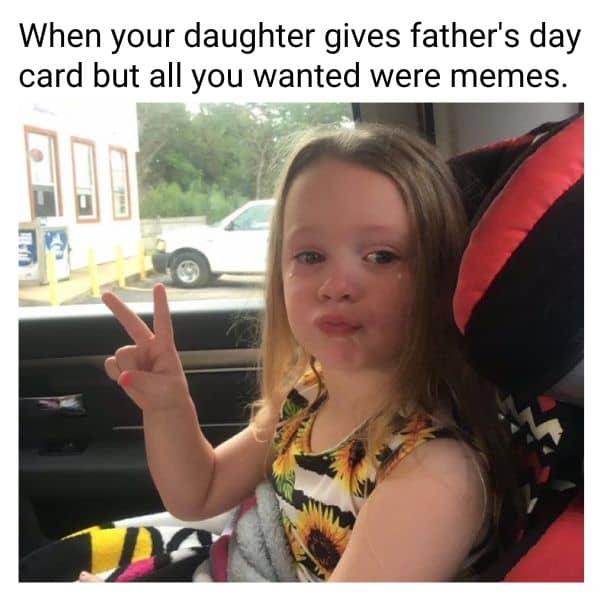 Funny Father's Day Card Meme
