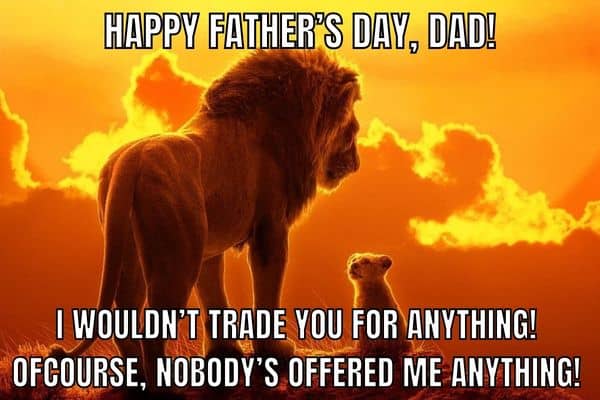 Funny Father's Day Quote