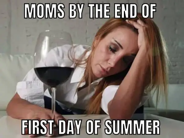 Funny First Day Of Summer Meme on Mom