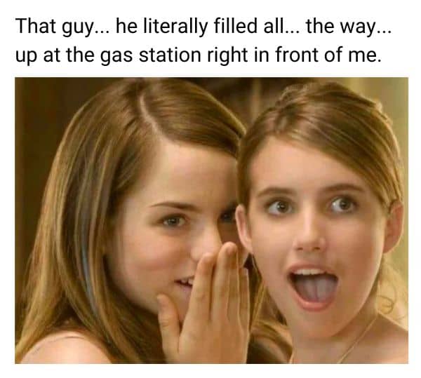 Gas Prices Meme on Jojo Whispering