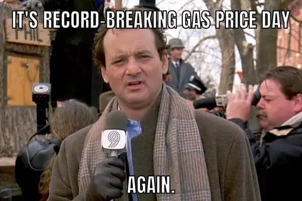 Gas price Record Meme