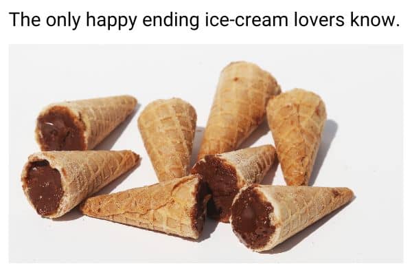 Happy Ending Meme on Ice Cream