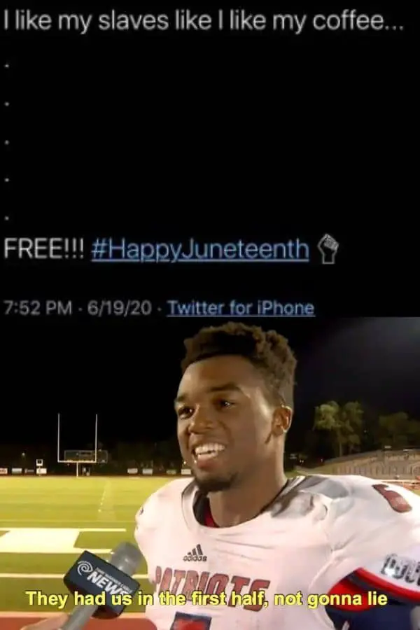 Happy Juneteenth Meme on Free Slave