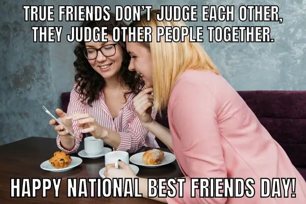 Happy National Best Friends Day Meme on True Friendship