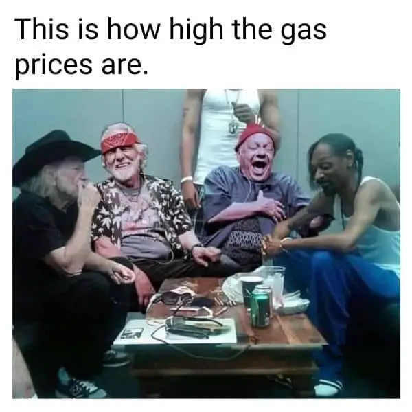 High Gas Prices Meme on Snoop Dogg