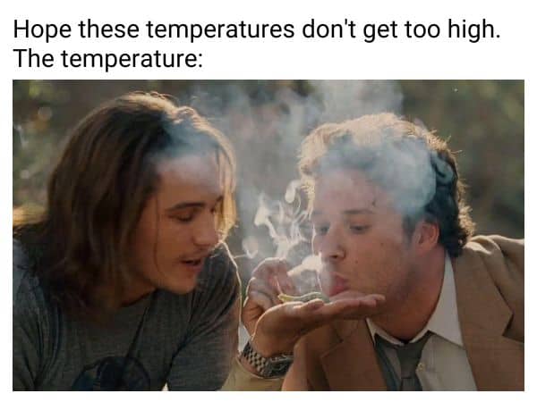 High Temperature Meme on Weather
