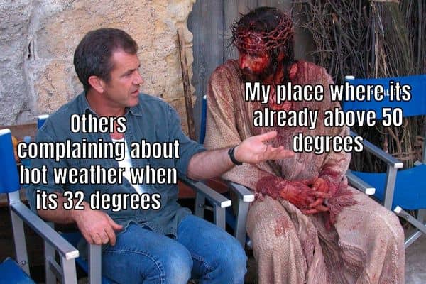 Hot Weather Meme on High Temperature
