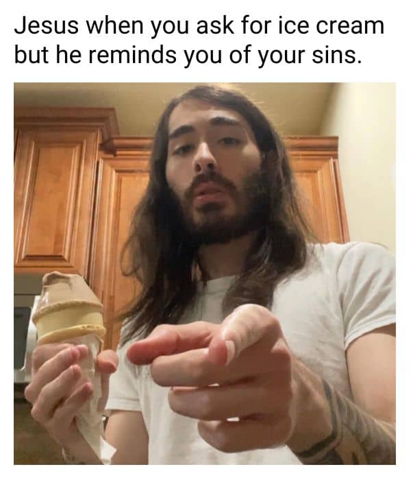 Jesus Ice Cream Meme