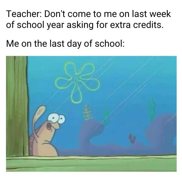 Last Week Of School Meme on Students