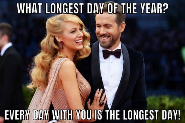 Longest Day of the Year Meme on Husband Wife