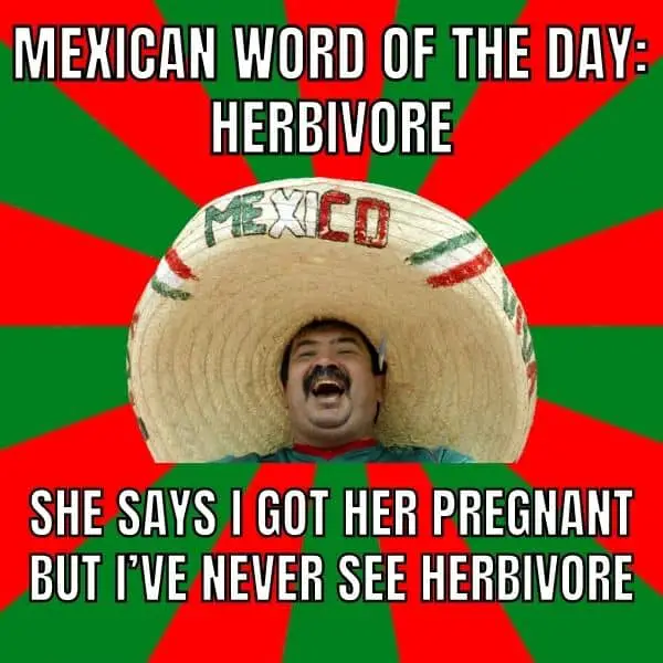 Mexican Word Of The Day Meme on Herbivore