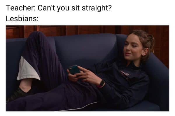 Straight Meme on Lesbian